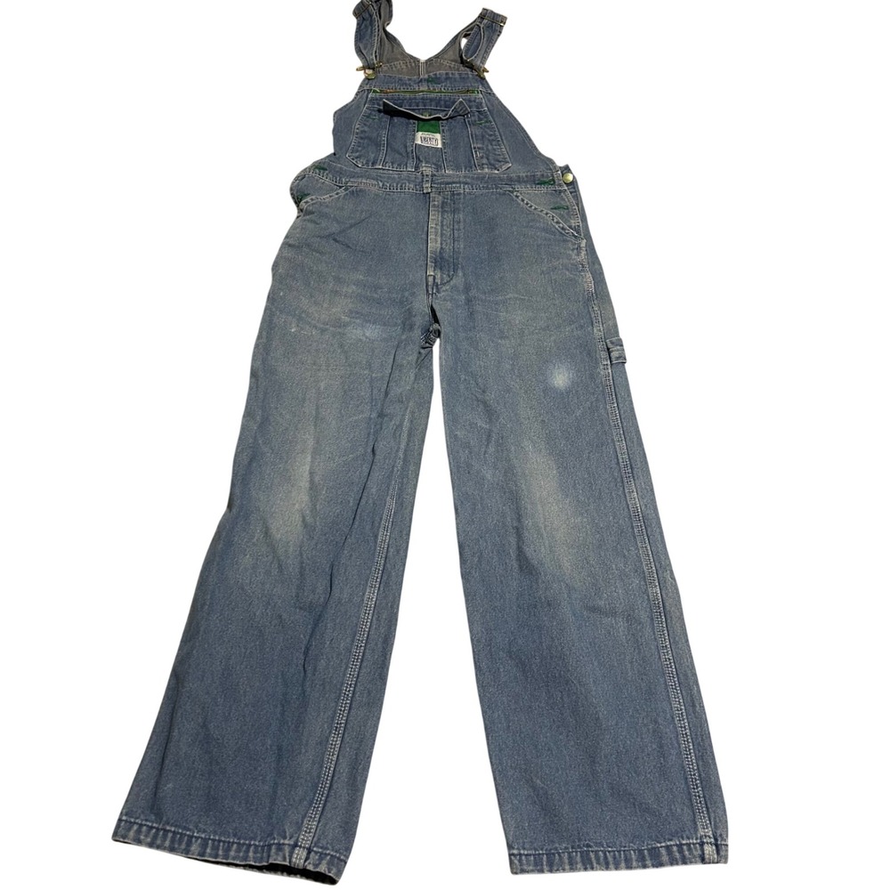 VTG Liberty Overalls Mens 32x30 Blue Denim Bib Workwear Carpenter Jeans